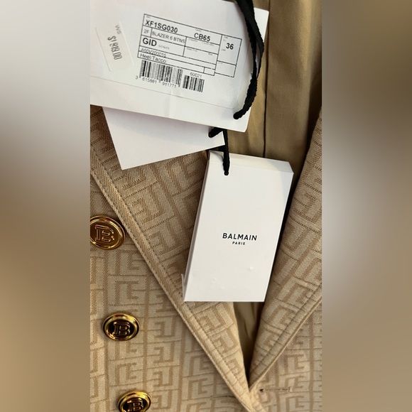 Balmain Jacquard Monogram Blazer - Picture 15 of 16